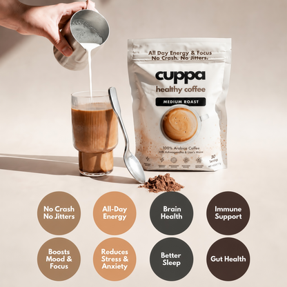 Cuppa Lion’s Mane & Ashwagandha Healthy Coffee 30 Servings