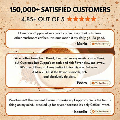 Cuppa Lion’s Mane & Ashwagandha Healthy Coffee 30 Servings