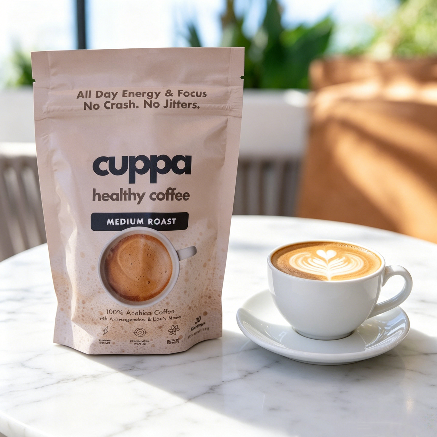 Cuppa Lion’s Mane & Ashwagandha Healthy Coffee 30 Servings