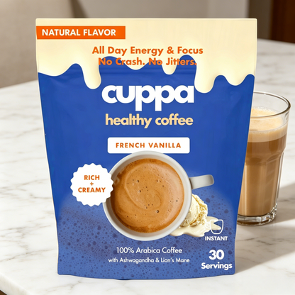 Cuppa Lion’s Mane & Ashwagandha Healthy Coffee 30 Servings