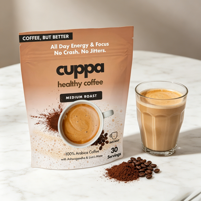 Cuppa Lion’s Mane & Ashwagandha Healthy Coffee 30 Servings