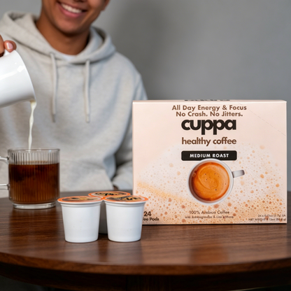 Cuppa Lion’s Mane & Ashwagandha Healthy Coffee 24 Servings