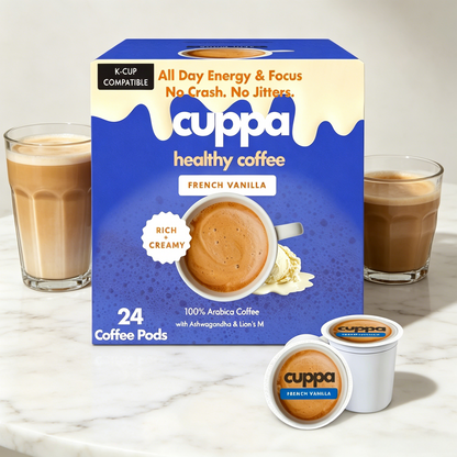 Cuppa Lion’s Mane & Ashwagandha Healthy Coffee 24 Servings